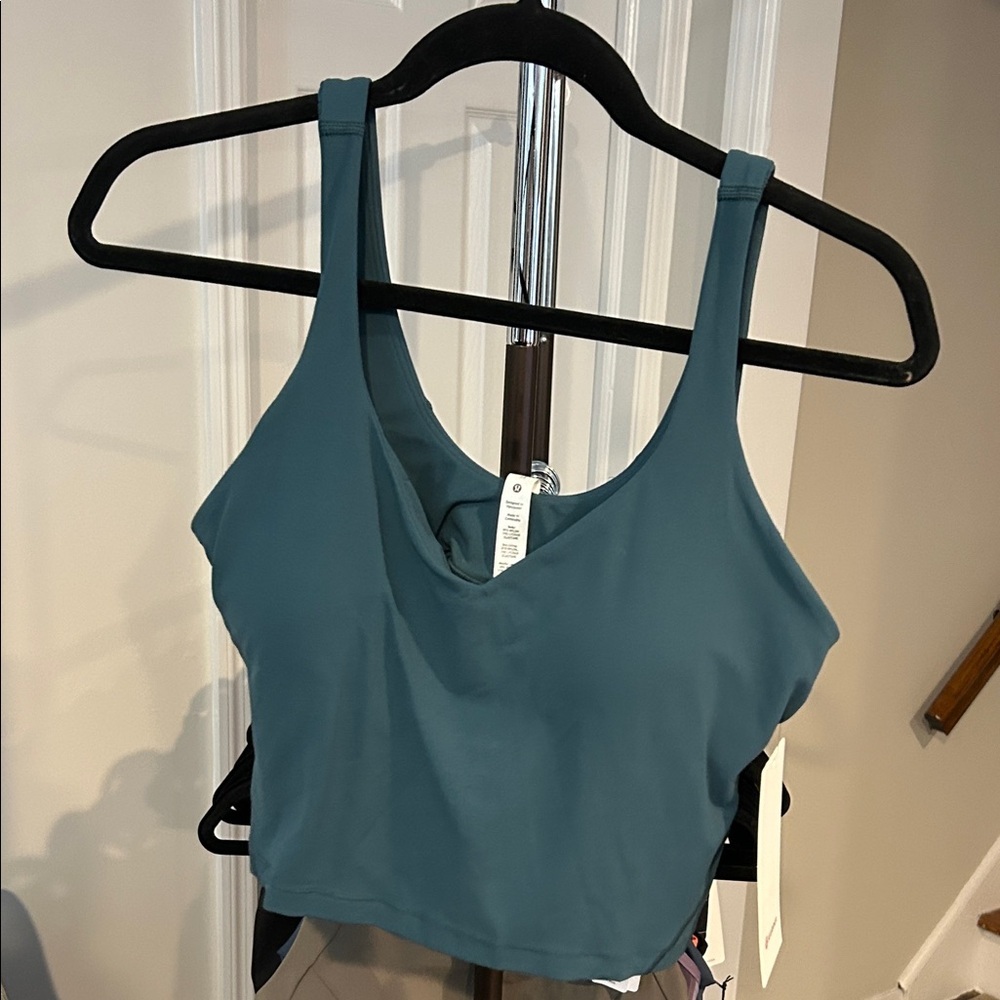 NWT LULULEMON ALIGN TANK IN A BEAUTIFUL DEEP Teal Tank Top SIZE 12